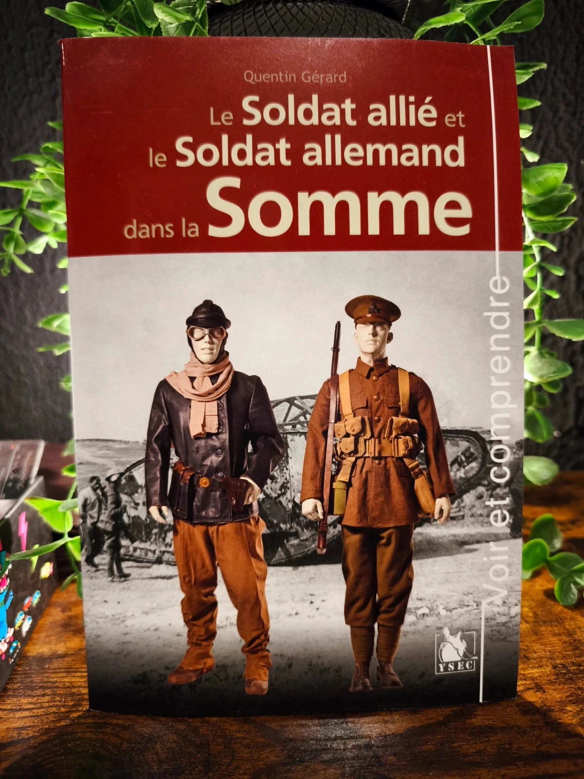 Le soldat allié et le soldat allemand dans la somme